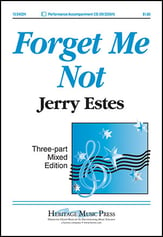 Forget Me Not Three-Part Mixed choral sheet music cover